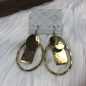 New fashion earrings. Gold in color.